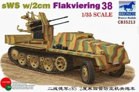 CB35213  техника и вооружение  sWS w/2 cm Flakvierling 38  (1:35) 4544032742263