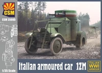 CSM35005  техника и вооружение  Italian armoured сar 1ZM  (1:35) 4751032600381