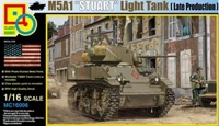 MC16006  техника и вооружение  M5A1 "STUART" LIGHT TANK (Late Production)  (1:16) 2000002047773