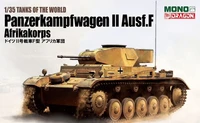 MD002  техника и вооружение  Panzerkampfwagen II Ausf. F Afrika Corps  (1:35) 4545782076448