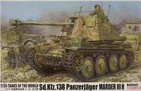 MD003  техника и вооружение  Sd.Kfz.138 Panzerjäger Marder III H  (1:35) 4545782076455