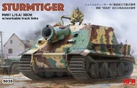 RM-5035  техника и вооружение  Sturmtiger RM61 L/5.4/38cm w/workable track  (1:35) 4897062620439
