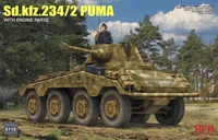 RM-5110  техника и вооружение  Sd.Kfz.234/2 PUMA with Engine Parts  (1:35) 4897062621702