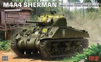 RM-5119  техника и вооружение  M4A4 Sherman + workable tracks &amp; metal barrel  (1:35) 4897062621917