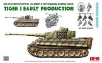RM-5139  техника и вооружение  Tiger I Early Production Kursk 1943 with figure Standard Ver.  (1:35) 2000002206859