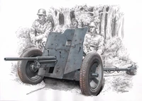 SA72024  техника и вооружение  3,7cm Pak 36 German Anti-Tank Gun  (1:72) 8594071088255