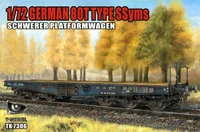 TK7306  техника и вооружение  German 80T Type Ssys Schwerer platormwagen  (1:72) 6953391972217