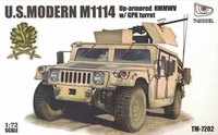TM7202-G  техника и вооружение  US. Modern M1114 Up-armored w/GPK Turret (Golden Oak Leaf)  (1:72) 2000000190488