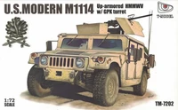 TM7202-I  техника и вооружение  US. Modern M1114 Up-armored w/GPK Turret (Iron Oak Leaf)  (1:72) 2000000190495