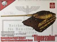 UA35016А  техника и вооружение  E-75 Ausf.E Tiger III 12.8 cm L/55 w/Add Armor "Tigerzahn"  (1:35) 4589462470294