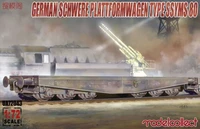 UA72043  техника и вооружение  Germany Schwerer Plattformwagen Type SSyms 80  (1:72) 2000000229119