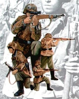 00403  фигуры  Motorized Regiment (Belgrade 1941)  (1:35) 6922803604039