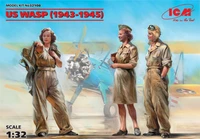 32108  фигуры  US WASP (1943-1945) (3 figures)  (1:32) 2000000156231