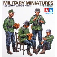 35129  фигуры  German Soldiers At Rest (4 figures)  (1:35) 4950344963966
