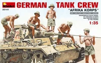 35141  фигуры  GERMAN TANK CREW “AFRIKA KORPS”  (1:35) 4820041102596