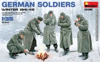 35218  фигуры  GERMAN SOLDIERS WINTER 1941-42  (1:35) 4820183310743