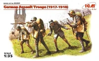 35291  фигуры  Германские штурмовые части (1917 -1918) (1:35) 4823044400829