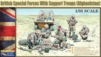 35GM0023  фигуры  British Special Forces W/Support Troops  (1:35) 4892667350231