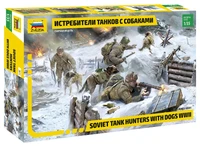 3611  фигуры  Истребители танков с собаками (1:35) 4600327036117
