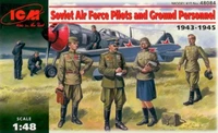 48084  фигуры  Пилоты и техники ВВС СССР (1943-1945 г.) (1:48) 2000000003221