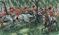 6044  фигуры  BRITISH LIGHT CAVALRY (AMERICAN INDEP. WAR) (1:72) 8001283060448