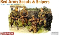6068  фигуры Red Army Scout &amp; Snipers (1:35) 89195860682