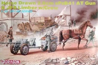 6079  фигуры  Horse Drawn 2.8cm SPzB41 AT Gun &amp; JF8 Limber w/Crew  (1:35) 4005299008207