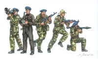 6169  фигуры  Soviet Special Forces "SPETSNAZ" (1980s) (1:72) 2000002093435