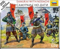 6405  фигуры  Самураи с но-дати (1:72) 4600327064059