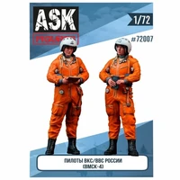 ASK72007  фигуры  Набор Пилоты ВВС/ВКС России в ВМСК  (1:72) 2000000214832