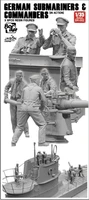 BR-002  фигуры  German Submarines &amp; Commanders (In action) (6 Pcs.)  (1:35) 6971995748557