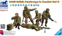 CB35131  фигуры  WWII British Paratroops In Combat Set B  (1:35) 4544032755324