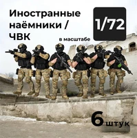 DMP720001  фигуры  Иностранные наёмники/ЧВК, 6 штук.  (1:72) 2000002156383