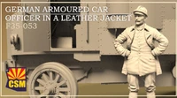 F35-053  фигуры  German Armoured Car Officer in a Leather Jacket  (1:35) 2000002147756