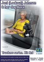 MB24045  фигуры  Joni Johnson &amp; her dog Maxx Truckers series  (1:24) 2000000096896