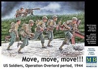 MB35130  фигуры  "Вперед, вперед!!! "Американские солдаты, операция Оверлорд, 1944"  (1:35) 2000000070414