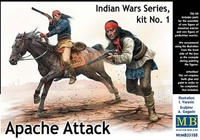 MB35188  фигуры   Apache Attack, Indian Wars Series, Kit №1   (1:35) 2000000083339