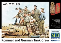 MB3561  фигуры  Rommel and German Tank Crew  (1:35) 4820113080425