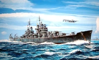 05724  флот  USS Baltimore CA-68 1943  (1:700) 9580208057248