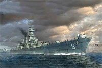 06740  флот  USS Hawaii CB-3  (1:700) 9580208067407