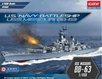14401  флот  U.S. Navy Battleship USS Missouri BB-63  (1:400) 8809258920427