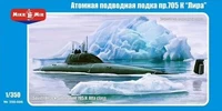 350-006  флот  Soviet Attack Submarine 705 K Alfa Class  (1:350) 4589913211353