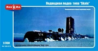 350-013  флот  U.S. nuclear-powered submarine Skate  (1:350) 4589913211421