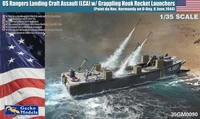 35GM0090  флот  Rangers Landing Craft Assault (LCA) w/Grappling Hook Rocket Launchers  (1:35) 4892667350903