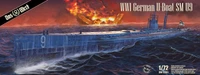 DW72001  флот  WWI German U-Boat SM U9  (1:72) 4260191520602