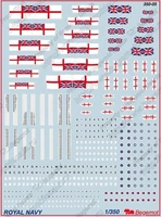 350005  декали  ВМФ Великобритании  (1:350) 2000002118374