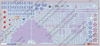 72065  декали  Т-50 ПАК-ФА(HobbyBoss)  (1:72) 2000000184104