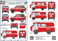 ASK35039  декали  Комплект декалей для У@З-469Б/3151/3909 Пожарная охрана СССР/РФ  (1:35) 2000002148722