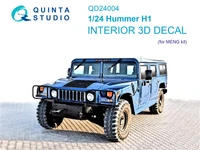 QD24004  декали 3D Декаль интерьера кабины  Hummer H1 (MENG)  (1:24) 2000002145929