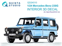 QD24010  декали  3D Декаль интерьера кабины Mercedes-Benz 230G (Italeri-Revell-ESCI)  (1:24) 2000002159179